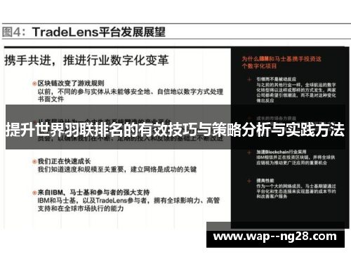 提升世界羽联排名的有效技巧与策略分析与实践方法 提升世界羽联排名的有效技巧与策略分析与实践方法